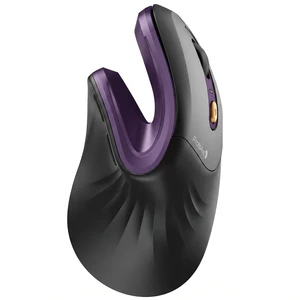 ProtoArc EM11 NL Wireless Ergonomic Mouse, Rechargeable, Black Purple ProtoArc EM11 NL Wireless Ergonomic Mouse, Rechargeable, Black Purple