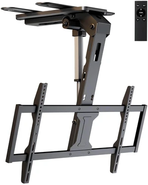 Motorized Ceiling TV Mount Flip Down with Remote for 37-86 TVs, Black Motorized Ceiling TV Mount Flip Down with Remote for 37-86 TVs, Black