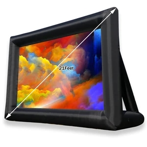 staelea 21ft Inflatable Projector Movie Screen for Outside and Indoor Theater Projector ScreenSupports Front and Rear ProjectionIncludes a Powerful Fan, Strapping, Repair Kit and Storage Bag staelea 21ft Inflatable Projector Movie Screen for Outside and Indoor Theater Projector ScreenSupports Front and Rear ProjectionIncludes a Powerful Fan, Strapping, Repair Kit and Storage Bag