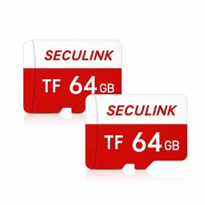SECULINK 2x 64GB TF Memory Card FAT32 Format Class 10 High Speed Reading/Writing 24/7 Recording for Security Camera Dash Cam and More SECULINK 2x 64GB TF Memory Card FAT32 Format Class 10 High Speed Reading/Writing 24/7 Recording for Security Camera Dash Cam and More