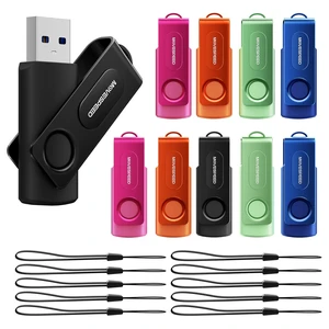 MOVE SPEED 10 Pack 16GB USB Drive, USB 2.0 Thumb Drives Memory Stick Mixed Colors with Lanyards for Data Storage MOVE SPEED 10 Pack 16GB USB Drive, USB 2.0 Thumb Drives Memory Stick Mixed Colors with Lanyards for Data Storage