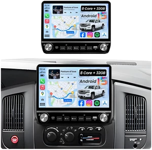 8CORE+32GB ROM Android 15 Car Radio for Dodge Ram 1500 2500 3500 2002-2005 8CORE+32GB ROM Android 15 Car Radio for Dodge Ram 1500 2500 3500 2002-2005