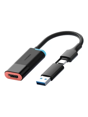 Hagibis 4K@60Hz Video Capture Card with 100W PD, HDMI to USB A/USB C Capture Cable 1080P@240fps RGB24 NV12 YUY2 MJPEG MS2130S for Quest 3 2 Pro VR Switch2 PS4/5 Live Broadcast, Gaming, Streaming Hagibis 4K@60Hz Video Capture Card with 100W PD, HDMI to USB A/USB C Capture Cable 1080P@240fps RGB24 NV12 YUY2 MJPEG MS2130S for Quest 3 2 Pro VR Switch2 PS4/5 Live Broadcast, Gaming, Streaming