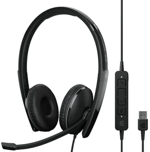EPOS I SENNHEISER Adapt 160 USB II - Adapt 100 Series - Headset - on-Ear - Wired - USB-A - Black - Optimised for UC EPOS I SENNHEISER Adapt 160 USB II - Adapt 100 Series - Headset - on-Ear - Wired - USB-A - Black - Optimised for UC