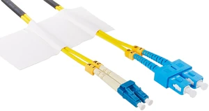 Belkin F2F802L7-10M Duplex Fiber Optic Cable LC/SC;8.3/125; 10 Meters Belkin F2F802L7-10M Duplex Fiber Optic Cable LC/SC;8.3/125; 10 Meters