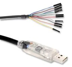 FTDI C232HM-DDHSL-0, Cable, Assembly; USB-MPSSE(SPI/I2C/Jtag); 3.3V; 250ma Output; 24AWG; 0.5m FTDI C232HM-DDHSL-0, Cable, Assembly; USB-MPSSE(SPI/I2C/Jtag); 3.3V; 250ma Output; 24AWG; 0.5m