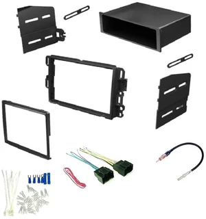 Single Din Car Stereo Kit, Wire Harness, AM/FM Radio Antenna Adapter and Install Parts -Made for some GM Chevrolet GMC -2008-2012 Express, 2008-2011 Silverado, 2007-2011 Tahoe, 2008-2011 Sierra + More Single Din Car Stereo Kit, Wire Harness, AM/FM Radio Antenna Adapter and Install Parts -Made for some GM Chevrolet GMC -2008-2012 Express, 2008-2011 Silverado, 2007-2011 Tahoe, 2008-2011 Sierra + More