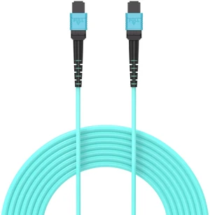 Jeirdus MPO-MPO Patch Cord, OM3 Multimode Fiber, 12-core Fiber for QSFP+ Transceivers, 20-Meter(65ft) 12 Strands Jeirdus MPO-MPO Patch Cord, OM3 Multimode Fiber, 12-core Fiber for QSFP+ Transceivers, 20-Meter(65ft) 12 Strands
