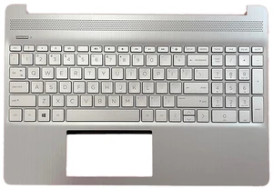 JADTRXU M17184-001 L63578-001 Replacement Upper Case Palmrest for HP 15T-DY 15-DY 15-EF 15Z-EF 15s-eq 15s-fq 15s-er 15s-fr Series Laptop Top Cover Non-Backlit Keyboard Assembly(Natural Silver) JADTRXU M17184-001 L63578-001 Replacement Upper Case Palmrest for HP 15T-DY 15-DY 15-EF 15Z-EF 15s-eq 15s-fq 15s-er 15s-fr Series Laptop Top Cover Non-Backlit Keyboard Assembly(Natural Silver)