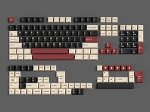 iRoboosta Double Shot PBT Keycap Set, Minimalist Black/Beige/Red Keycaps, 157 Key Custom Cherry Profile Key Cap for 60% 65% 75% 100% MX Switches Mechanical Keyboard (Rome) iRoboosta Double Shot PBT Keycap Set, Minimalist Black/Beige/Red Keycaps, 157 Key Custom Cherry Profile Key Cap for 60% 65% 75% 100% MX Switches Mechanical Keyboard (Rome)
