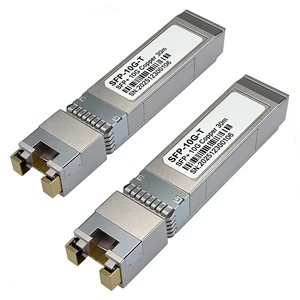 BLYANX 10GBase-T SFP+ to RJ45 Transceiver, 10Gbase-T Ethernet Module up to 30 Meters, Compatible for Cisco SFP-10G-T-S, Ubiquiti UF-RJ45-10G, Netgear, Mikrotik, TP-Link and More, 2Pack BLYANX 10GBase-T SFP+ to RJ45 Transceiver, 10Gbase-T Ethernet Module up to 30 Meters, Compatible for Cisco SFP-10G-T-S, Ubiquiti UF-RJ45-10G, Netgear, Mikrotik, TP-Link and More, 2Pack