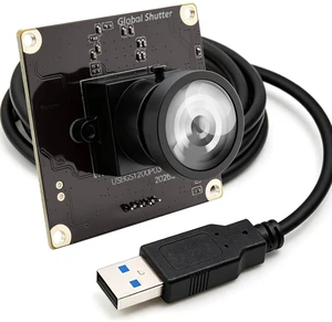 ELP Global Shutter Monochrome USB Camera Module for PC, High Speed Webcam ELP Global Shutter Monochrome USB Camera Module for PC, High Speed Webcam