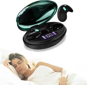 Mudtun Sleep Earbuds Ultra-Thin Wireless Bluetooth 5.3 Earbuds for Side Sleepers, Noise Blocking Sleep Headphones T16 0729 (Deep Green) Mudtun Sleep Earbuds Ultra-Thin Wireless Bluetooth 5.3 Earbuds for Side Sleepers, Noise Blocking Sleep Headphones T16 0729 (Deep Green)