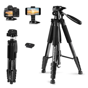 PIOENIMAGE 74" Camera Tripod, Expandable Camera Tripod Stand for Camera and Phone, Spotting Scope Tripod, Camera Stand for Photography, Video Recording, Compatible with DSLR, iPhone, Spotting Scopes PIOENIMAGE 74" Camera Tripod, Expandable Camera Tripod Stand for Camera and Phone, Spotting Scope Tripod, Camera Stand for Photography, Video Recording, Compatible with DSLR, iPhone, Spotting Scopes