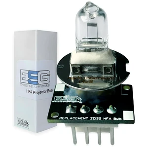 The Eye-Stuff Group Visual Field Projector Replacement Bulb, 12V Halogen Lamp, Light Socket, Compatible with Humphrey Zeiss HFA, HFAi, Models 740i, 750, 750i, 840, 860 The Eye-Stuff Group Visual Field Projector Replacement Bulb, 12V Halogen Lamp, Light Socket, Compatible with Humphrey Zeiss HFA, HFAi, Models 740i, 750, 750i, 840, 860