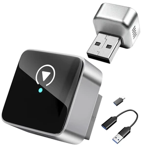 2 in 1 Wireless Carplay Adapter, 2026 Upgraded for IOS&Android Auto Dongle 2 in 1 Wireless Carplay Adapter, 2026 Upgraded for IOS&Android Auto Dongle