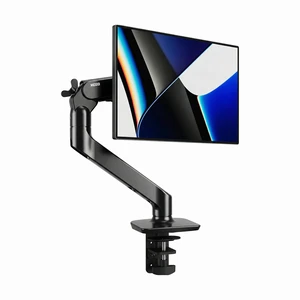 Tecrosiny Single Monitor Arm, White Gas Spring Desk Mount for 17"-34" Screens, Holds Up to 26.5 lbs, VESA 75x75/100x100, C-Clamp & Grommet Base (Black) Tecrosiny Single Monitor Arm, White Gas Spring Desk Mount for 17"-34" Screens, Holds Up to 26.5 lbs, VESA 75x75/100x100, C-Clamp & Grommet Base (Black)