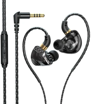 YOUWEIQU Wired Earbuds for Gaming with Mic, HiFi Fixed Cable,Black YOUWEIQU Wired Earbuds for Gaming with Mic, HiFi Fixed Cable,Black