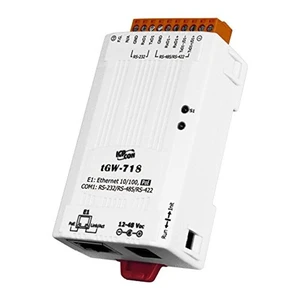 ICP DAS tGW-718 Tiny Modbus TCP to Modbus RTU/ASCII Gateway with PoE and 1 RS-232/422/485 Port (RoHS) ICP DAS tGW-718 Tiny Modbus TCP to Modbus RTU/ASCII Gateway with PoE and 1 RS-232/422/485 Port (RoHS)