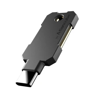 ATLKey USB-C Security Key for Passkey & 2FA, FIDO2/U2F Certified with 3-Side Touch & Multi-Color LED, Stores 100 Passkeys, Phishing-Resistant Login for Google, Microsoft, Apple & More, IP68 Wa ATLKey USB-C Security Key for Passkey & 2FA, FIDO2/U2F Certified with 3-Side Touch & Multi-Color LED, Stores 100 Passkeys, Phishing-Resistant Login for Google, Microsoft, Apple & More, IP68 Wa