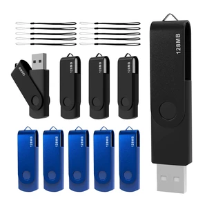 4GB USB Flash Drive 10-Pack,DGsolo Blue/Black Thumb Drives + 10 Lanyards 4GB USB Flash Drive 10-Pack,DGsolo Blue/Black Thumb Drives + 10 Lanyards