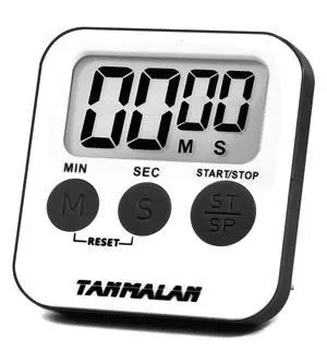 Tanmalan Kitchen Timer with Large Display, Loud Alarm, Auto Memory, Large Buttons, Countdown, for Kids Teachers Classroom, 6.0 Gray Tanmalan Kitchen Timer with Large Display, Loud Alarm, Auto Memory, Large Buttons, Countdown, for Kids Teachers Classroom, 6.0 Gray