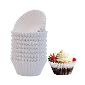 200 Count White Standard Cupcake Liners, Muffin Baking Cups 200 Count White Standard Cupcake Liners, Muffin Baking Cups