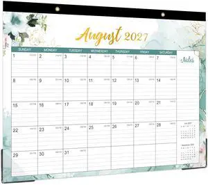 2026-2027 18-Month Calendar, July 2026-December 2027, 14.6 x 11.5 Inches Desk/Wall Calendar for Home Office School 2026-2027 18-Month Calendar, July 2026-December 2027, 14.6 x 11.5 Inches Desk/Wall Calendar for Home Office School