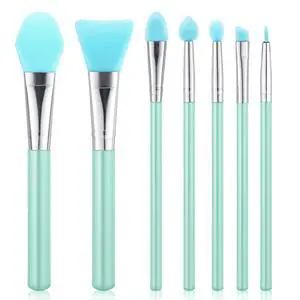 7PCS Silicone Brush Applicator Kit for Resin, UV Resin, Jelly, Cream Makeup, and Epoxy Art Crafting, Green 7PCS Silicone Brush Applicator Kit for Resin, UV Resin, Jelly, Cream Makeup, and Epoxy Art Crafting, Green