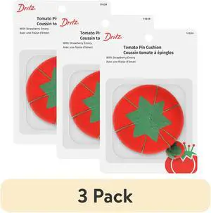 Dritz Red Tomato Pin Cushion (3-Pack) Dritz Red Tomato Pin Cushion (3-Pack)