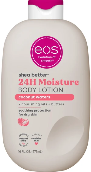 eos Coconut Waters Shea Better Body Lotion, 24-Hour Moisturizing Daily Body Moisturizer for Dry Skin with Shea Butter, 16 oz eos Coconut Waters Shea Better Body Lotion, 24-Hour Moisturizing Daily Body Moisturizer for Dry Skin with Shea Butter, 16 oz