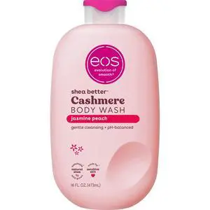 eos Shea Better Cashmere Body Wash, Creamy Gel Formula, Jasmine Peach, 16 fl oz. eos Shea Better Cashmere Body Wash, Creamy Gel Formula, Jasmine Peach, 16 fl oz.
