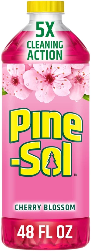 Pine-Sol All Purpose Multi-Surface Cleaner, Cherry Blossom, 48 fl oz Pine-Sol All Purpose Multi-Surface Cleaner, Cherry Blossom, 48 fl oz