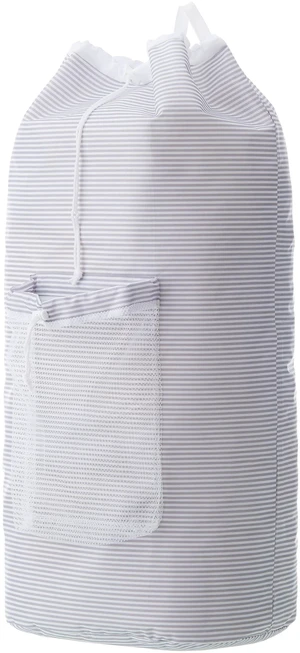 Mainstays Backpack Laundry Bag with Mesh Pocket, Arctic White and Soft Silver Mainstays Backpack Laundry Bag with Mesh Pocket, Arctic White and Soft Silver
