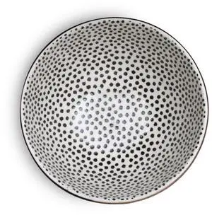 Thyme & Table Dot Collection Bowl in Black and White Thyme & Table Dot Collection Bowl in Black and White
