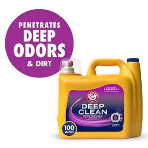ARM & HAMMER Liquid Laundry Detergent, Deep Clean Odor Formula, Radiant Burst, 150 Fl Oz ARM & HAMMER Liquid Laundry Detergent, Deep Clean Odor Formula, Radiant Burst, 150 Fl Oz