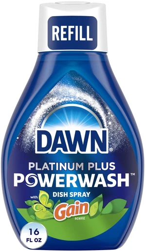Dawn Powerwash Spray Dish Soap, Gain Original Scent, 16 fl oz, 1 Refill Dawn Powerwash Spray Dish Soap, Gain Original Scent, 16 fl oz, 1 Refill