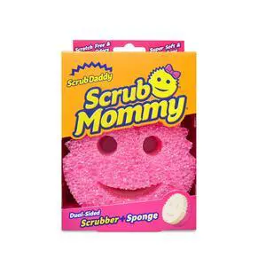Scrub Daddy Scrub Mommy Dual-Sided Scratch-Free Dish Scrubber Sponge, Kitchen and Bath Cleaning Supplies Scrub Daddy Scrub Mommy Dual-Sided Scratch-Free Dish Scrubber Sponge, Kitchen and Bath Cleaning Supplies