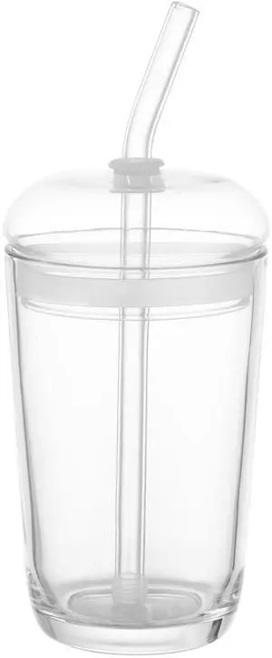 Better Homes & Gardens 16oz Clear Glass Tumbler with Dome Lid Better Homes & Gardens 16oz Clear Glass Tumbler with Dome Lid