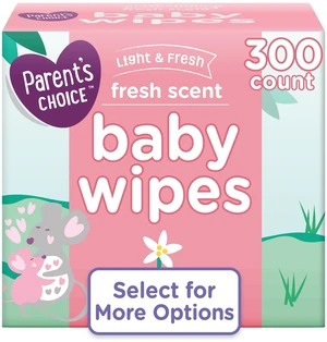 Parent's Choice Fresh Scent Baby Wipes 300Count Parent's Choice Fresh Scent Baby Wipes 300Count