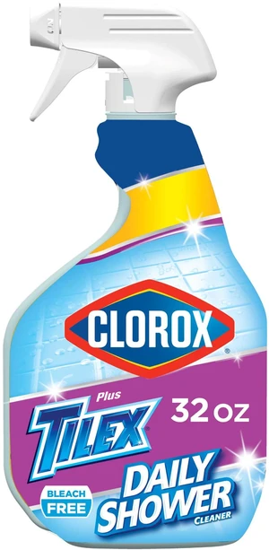 Clorox Plus Tilex Daily Shower Cleaner and Bathroom Spray, 32 fl oz Clorox Plus Tilex Daily Shower Cleaner and Bathroom Spray, 32 fl oz