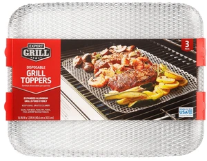 Expert Grill Disposable Grill Topper, 3 Count Pack Expert Grill Disposable Grill Topper, 3 Count Pack