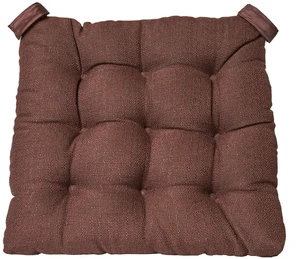 Mainstays 1-Piece Brown Chair Seat Pad Cushion, 15.5in x 16in Mainstays 1-Piece Brown Chair Seat Pad Cushion, 15.5in x 16in