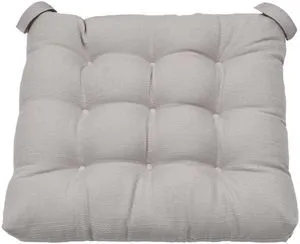 Mainstays Chair Seat Pad, Silver, 1-Piece, 15.5in x 16in Mainstays Chair Seat Pad, Silver, 1-Piece, 15.5in x 16in