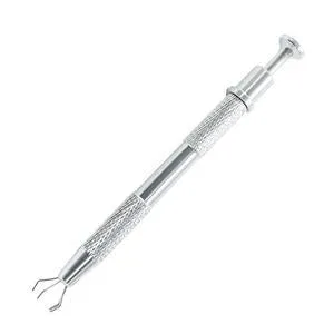 Hordion 4-Claw Pickup Tool, Stainless Steel, Silver Hordion 4-Claw Pickup Tool, Stainless Steel, Silver