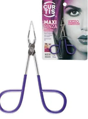 Professional Salon Tweezers With Easy Scissor Handle, Precision Eyebrow Tweezers for Men/Women, Portable Beauty Tool for Facial Hair, Ingrown Hair, Blackhead, Purple, Mad Professional Salon Tweezers With Easy Scissor Handle, Precision Eyebrow Tweezers for Men/Women, Portable Beauty Tool for Facial Hair, Ingrown Hair, Blackhead, Purple, Mad