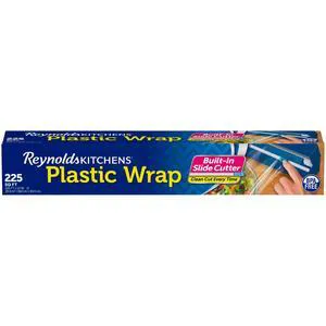 Reynolds Kitchens 225sqft Clear Plastic Wrap with Built-in Slide Cutter Reynolds Kitchens 225sqft Clear Plastic Wrap with Built-in Slide Cutter