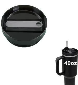 Replacement 40 oz Tumbler Lid Compatible with Stanley Cup, Dustproof Spill Proof Splash Resistant Cover for Stanley Tumbler and More Coffee Mugs (Black) Replacement 40 oz Tumbler Lid Compatible with Stanley Cup, Dustproof Spill Proof Splash Resistant Cover for Stanley Tumbler and More Coffee Mugs (Black)