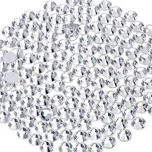 2000PCS SS20/5mm Crystal Glass Rhinestones for Bedazzling, Clear 2000PCS SS20/5mm Crystal Glass Rhinestones for Bedazzling, Clear