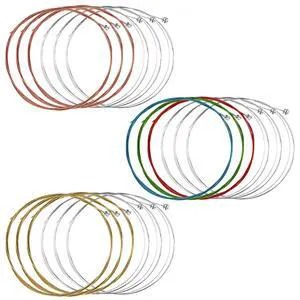 3 Sets Acoustic Classical Guitar 6-String Bronze Strings with Small Ball Ends Steel Brass 3 Sets Acoustic Classical Guitar 6-String Bronze Strings with Small Ball Ends Steel Brass